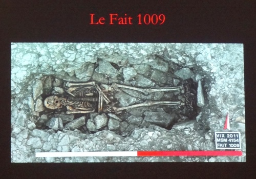 Communication sur les fouilles du Mont Lassois, par Bruno Chaume, président de la S.A.H.C