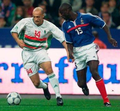 Samedi 06.10.2001 Stade de france l\'équipe de France-Algérie 4-1