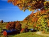 landscapes - woodstock in autumn, vermont