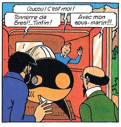 Tintin et le Lac Aux Requins : attention à la version "Rodier"