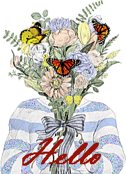 Bouquet et papillons (Autres langues) suite 1
