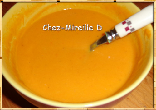 Velouté Carottes Potiron au Lait de Coco