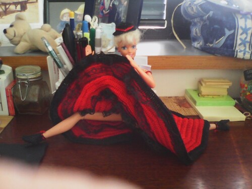 Les robes Barbie au crochet de Nicole.A