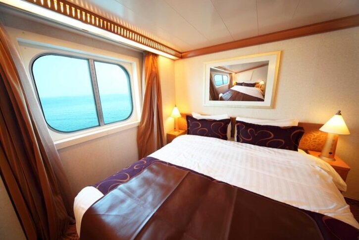 Lors d'une réservation pour une croisière, choisissez l'emplacement de votre chambre avec soin.