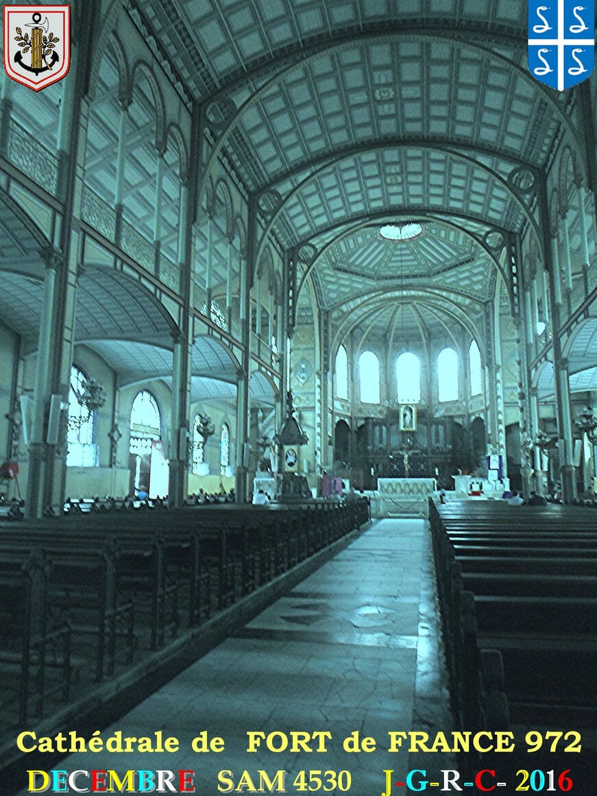 EGLISE DE MARTINIQUE:  Cathédrale de FORT de FRANCE  1/5       D 16/05/2017