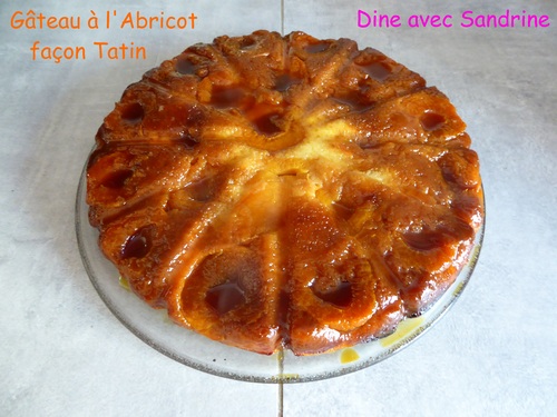 Un Gâteau à l'Abricot façon Tatin