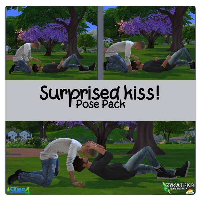 Surprised kiss!
