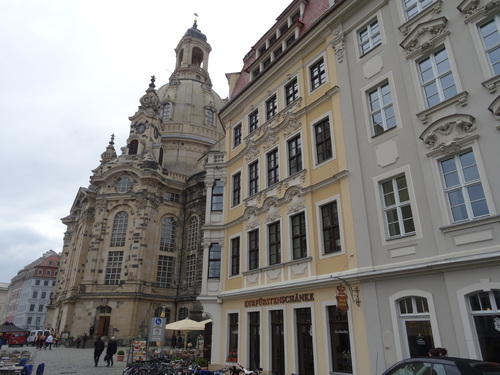 Autour de la Frauenkirçe à Dresde en Allemagne (photos)