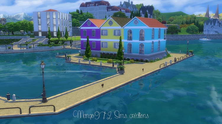 Sims 4, aménagement des Painted ladies 