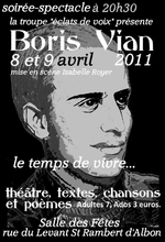Le temps de vivre... d'après Boris Vian.