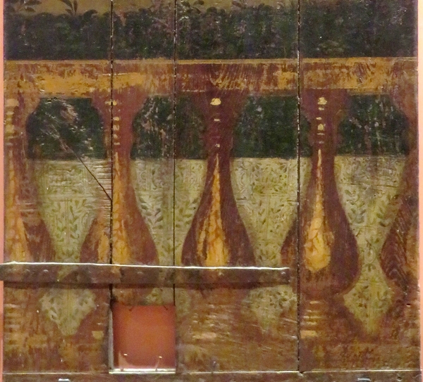 La porte peinte du couvent des carmélites de Châtillon sur Seine