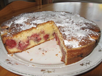 Gâteau aux Framboises