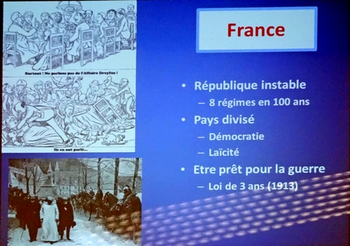 "L'Europe de 1914" une conférence de Robert Fries pour l'Association Culturelle Châtillonnaise