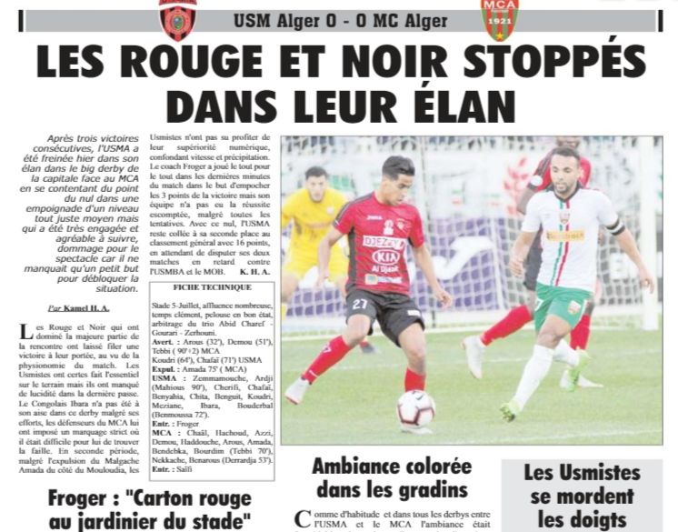 Samedi 6.10.2018 au Stade du 