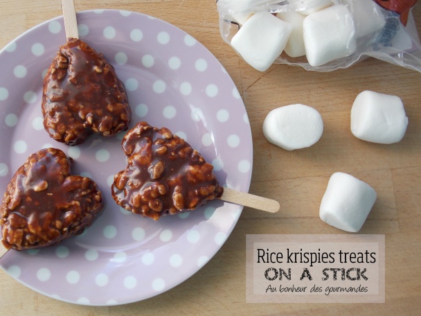 Rice krispies treats on a stick ! 