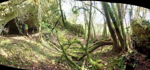 Du Caylar au Cros par les sentiers de traverses