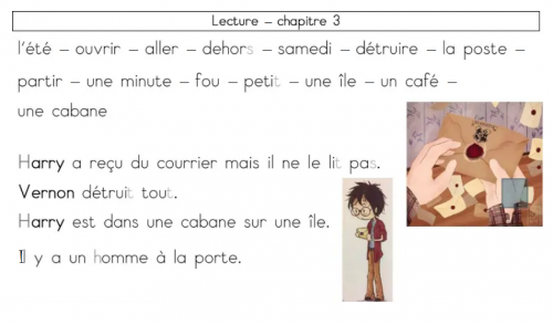 liens extraits vidéos, persos et lieux + résumé chap3 T1 Les lettres de nulle part