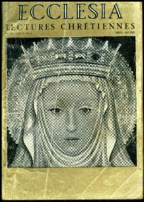 Ecclesia, lectures chrétiennes - N°29 (août 1951)