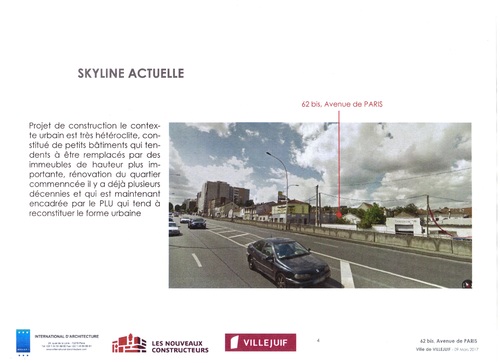 Les détails du nouveau projet angle rue REULOS / 62 Av. PARIS