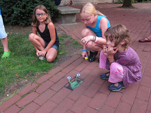 David Zinn et Sluggo 