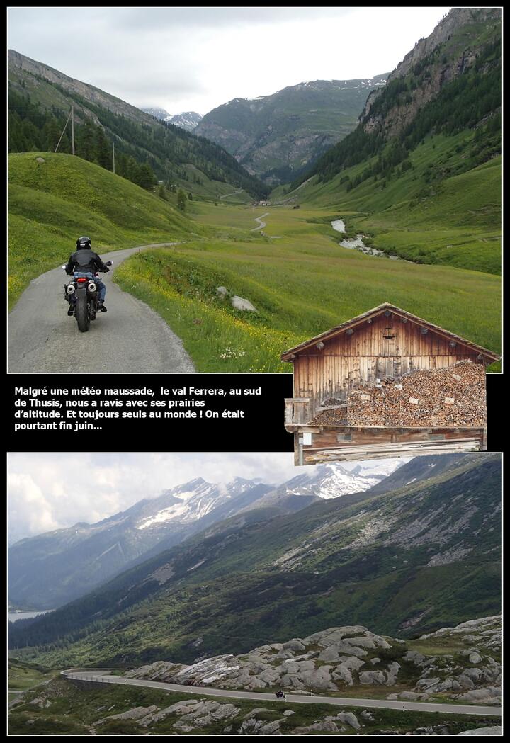 Suisse/Autriche à moto : humide et superbe