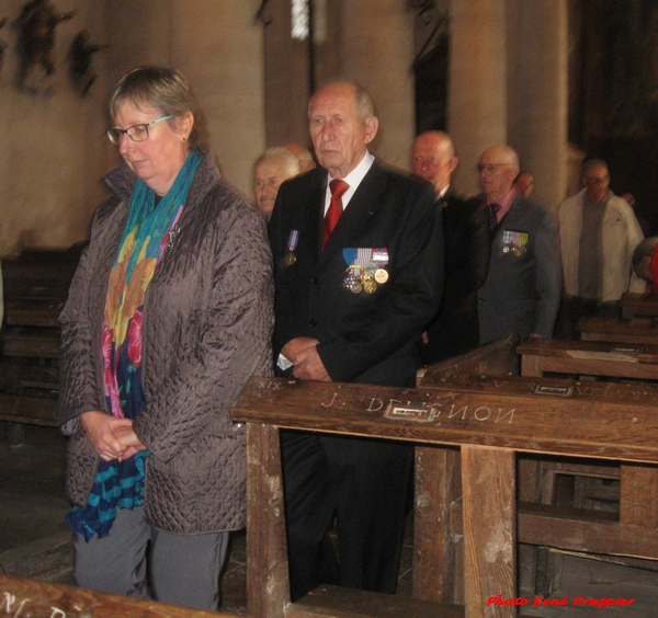 René Drappier s'est rendu à la commémoration du souvenir de la chute du maquis Sainte Marie à Vanvey