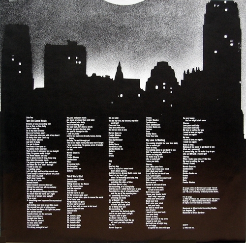 Marvin Gaye : Album " Midnight Love " CBS Records CBS 85977 [ NL ] en 1982