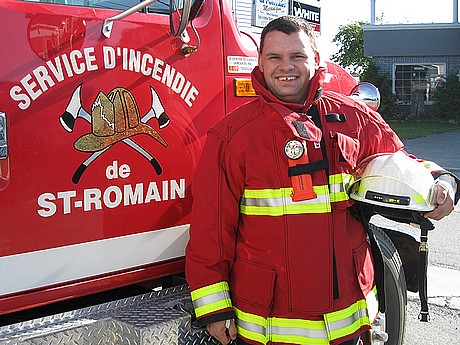 Jean-François Isabel nouveau Directeur du Service Incendie de St-Romain-Stornoway 