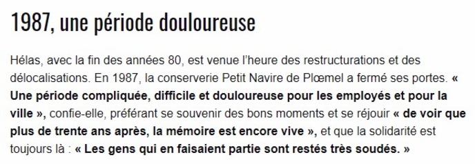 Dossier sur "La lutte des Penn Sardines en Bretagne " en 1924 + Le Petit Navire à Ploemel .