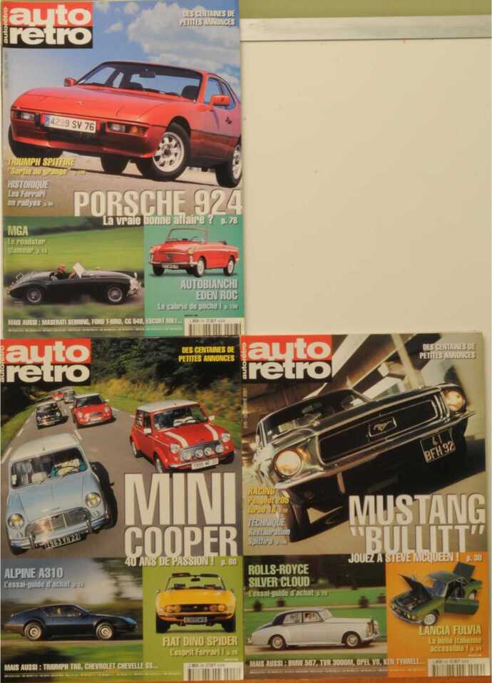 Autoretro - année 2001