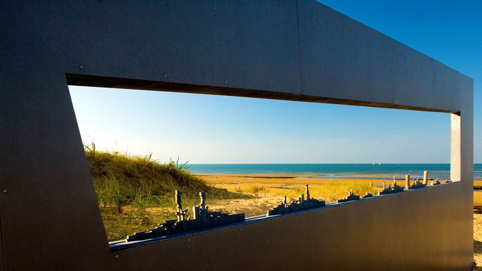 Mémorial au centre Juno Beach à Courseulles-sur-Mer, Calvados