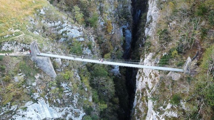 Passerelle d'Holzarte.