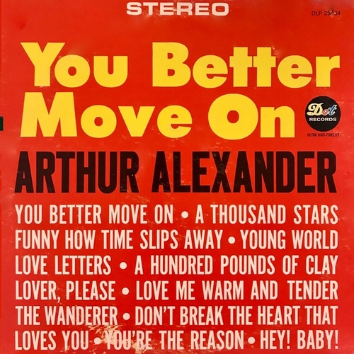 Arthur Alexander : Album " You Better Move On " Dot Records DLP 25434 [ US ]