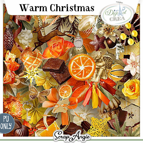 WARM CHRISTMAS by SCRAP'ANGIE