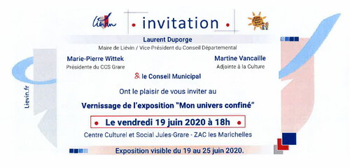 Exposition "Mon univers Confiné" 