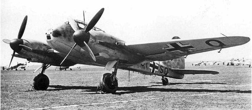 Le Messerchmitt Me 210 
