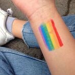 what tattoo would you take? - #loveislove #lgbtq #aesthetic #tattoo #art #prideflag #queer #gay #bisexual #pansexual #pride #rainbow #rainbowflag #lesbian #nonbinary #asexual #jeans #shoes #nike #adidas #lgbt #love