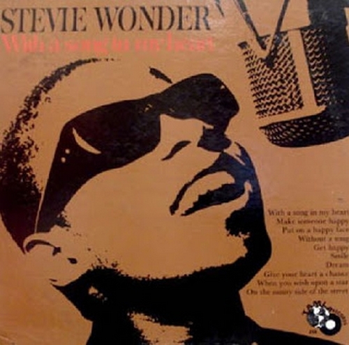 Stevie Wonder : Album " With A Song In My Heart " Tamla Records TM 250 [ US ]