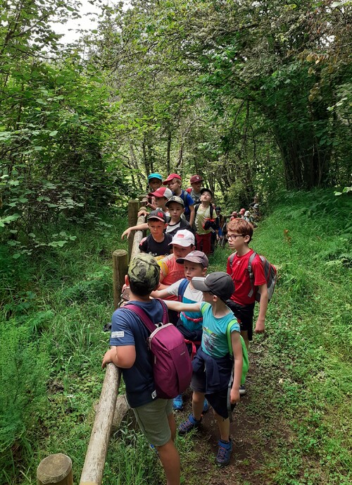 Randonnée à Gioux pour se souhaiter de bonnes vacances