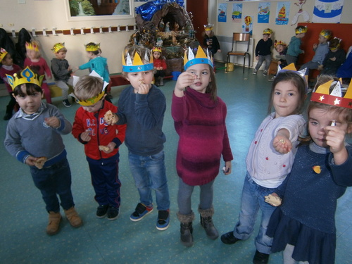 Galette des rois à la maternelle 