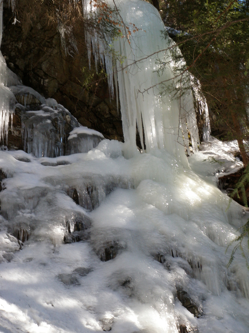 Cascades de glace à Sauzier