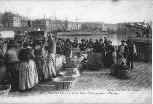 cartes-postales-photos-Le-Vieux-Port-Debarquement-d-Oranges