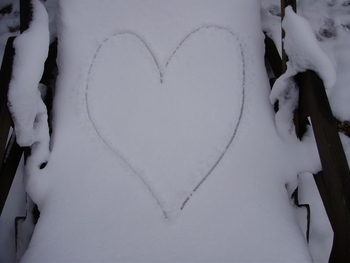 coeur de neige