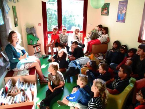 Temps de lecture à la médiathèque