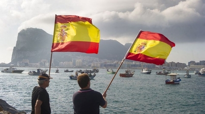 Manifestacion pro Gibraltar español