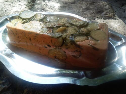 Terrine de courgette et tomate {Vegan}