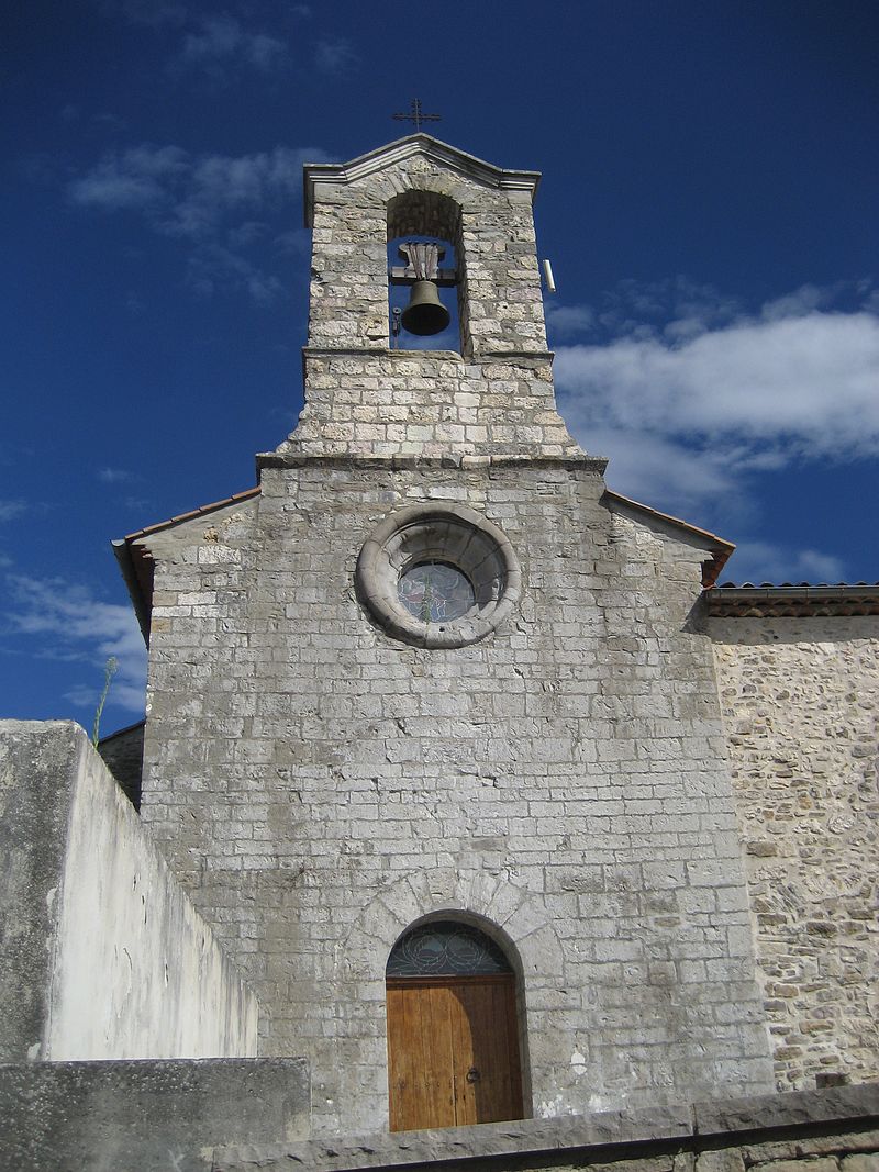 Eglise Saint Martin de Rousson du XIIeme siècle.JPG