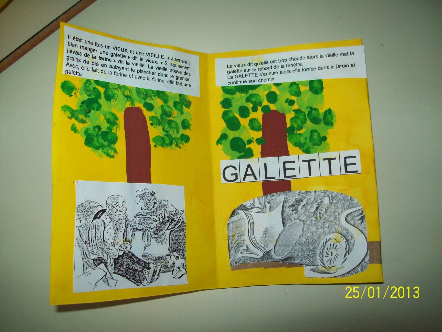 Creation d'un livre individuel sur Roule Galette MS/GS - La classe