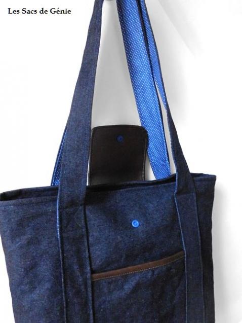 Sac cabas en jean