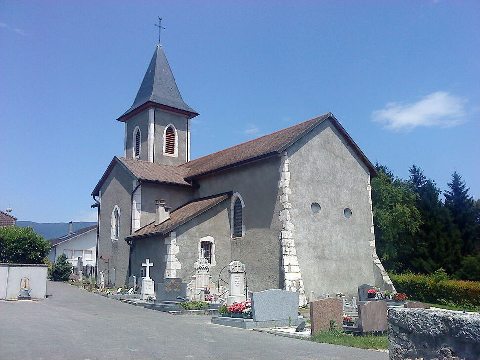L'église Saint-Maurice de Sauverny.